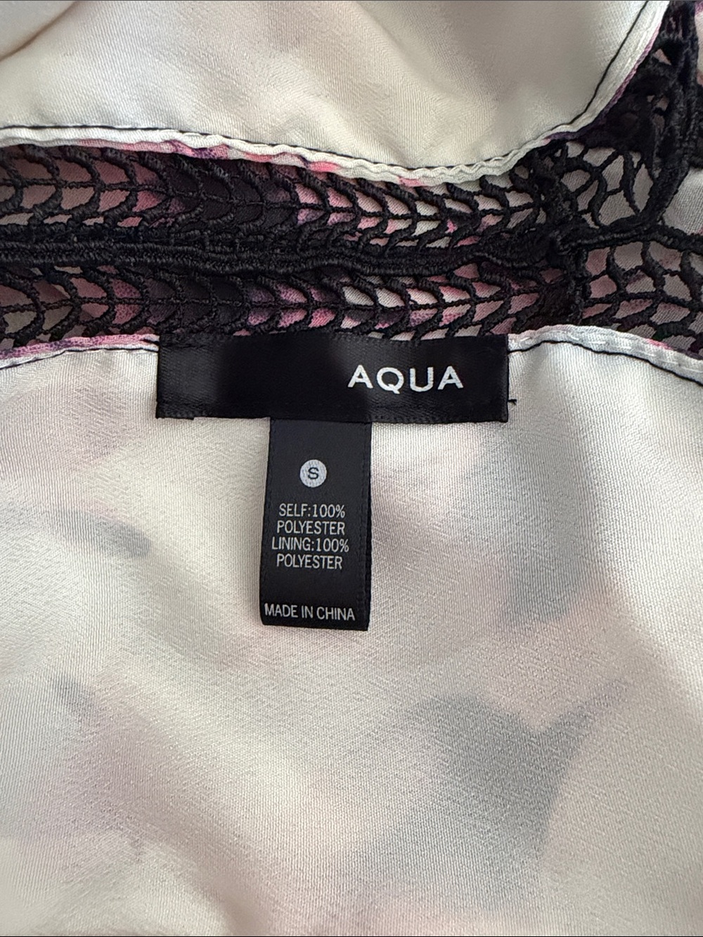Aqua Pink Floral Lace-Trim Maxi Dress - Picture 4 of 4